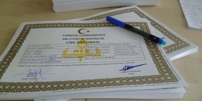 Bakanlık Şimdi de Sahte Lise Diploması Peşinde