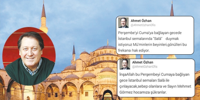 İstanbul Cuma Salası Geleneğine Yeniden Kavuşuyor