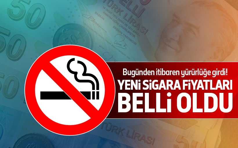 Yeni Sigara Fiyatları Belli Oldu