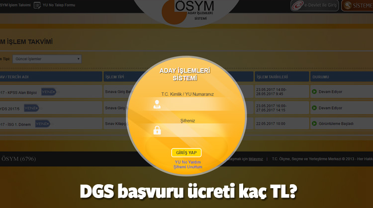DGS Başvurusu Nasıl Yapılır? 2017 DGS Ücreti Hangi Bankaya Yatırılacak