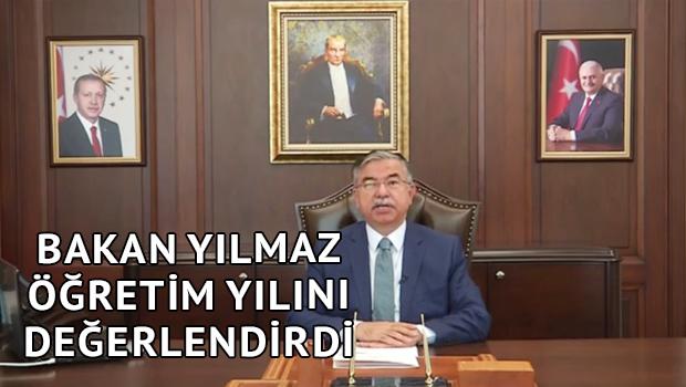 Bakan Yılmaz’dan Öğretim Yılı Değerlendirme Mesajı