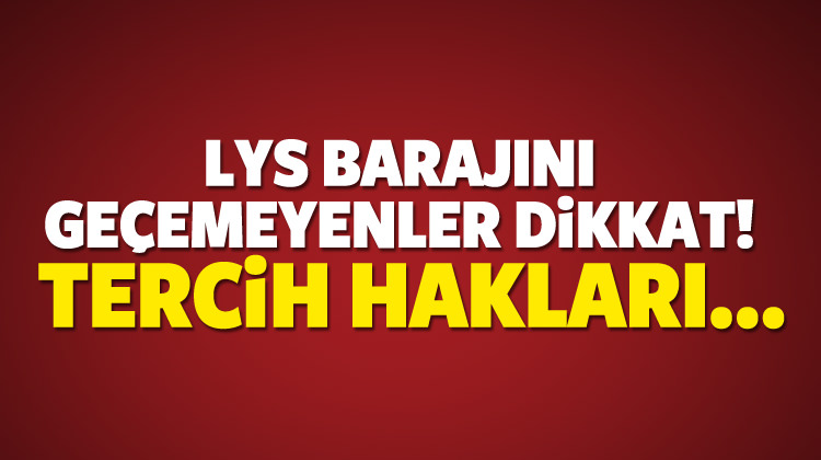 LYS Barajını Geçemedim Ne Olacak? Tercih Yapabilir miyim?