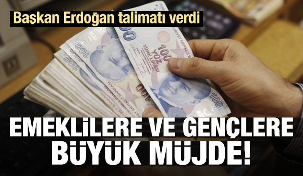 Başkan Erdoğan’dan Emeklilere ve Gençlere Büyük Müjde!