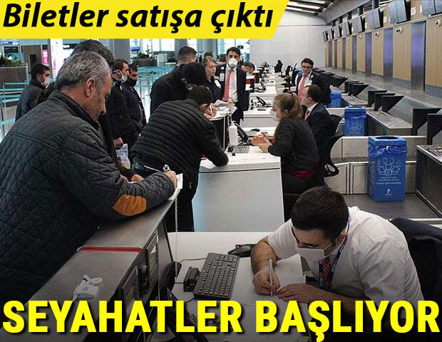 Ramazan Bayramı Sonrasında Normalleşme Çalışmalarına Yavaş Yavaş Başlanacak, Hava ve Demir Yolu Ulaşımında Biletler Satışa Çıktı