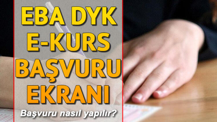 DYK Öğrencisi Başvurusu Başladı – DYK İçin E-kurs EBA 2020 Başvuruları Nasıl Yapılır?